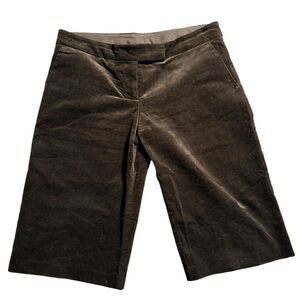Poleci Black Velvet Long Shorts